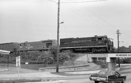 Seaboard Coast Line Railroad diesel locomotive 314 at Waycross, Georgia on July 3, 1978.