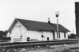 Great Northern Depot at Niagara, North Dakota, 1968