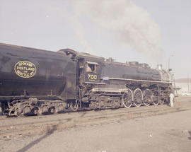 Spokane, Portland & Seattle Railway steam locomotive number 700 at Yakima, Washington in 1990.