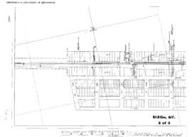 Plat Map of Northern Pacific Facilities at Dixon, Montana, 1932