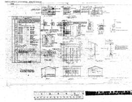 Spokane, Portland, and Seattle Railway Engineering Drawing, Section Tool House at Vancouver, Wash...
