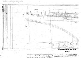 Plat Map of Northern Pacific Facilities at Warden, Washington, 1954