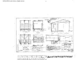 Northern Pacific Engineering Drawing, Stock Scale, 10 Ton 15 Foot X 22 Foot at Toppenish, Washing...