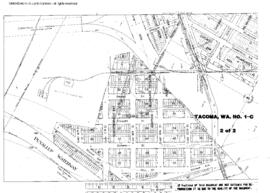 Plat Map of Northern Pacific Facilities at Tacoma, Washington, 1919