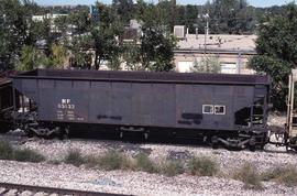 Northern Pacific gondola car number 85132, at Belen, New Mexico, in 1989.