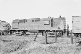 Burlington Northern diesel locomotive 4193 at Auburn, Washington in 1971.