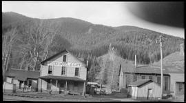 Northern Pacific hotel at Lester, Washington, circa 1960.