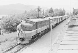 Northern Pacific Mainstreeter at Sandpoint, Idaho, in 1968.