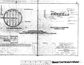 Great Northern Engineering Drawing, Engine House and Shop at Interbay, Washington, 1949