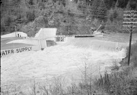 Green River dam at Headworks, Washington, in 1955.