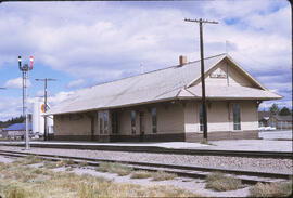 Northern Pacific Depot at Deer Lodge, Montana, 1970