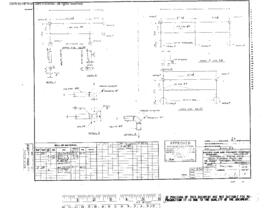Great Northern Engineering Drawing, Engine House at South Klamath, Oregon, 1952