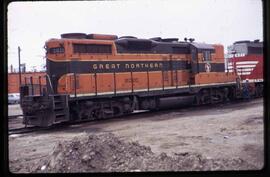 Great Northern Diesel Locomotive 2020 at Chicago, Illinois, 1970