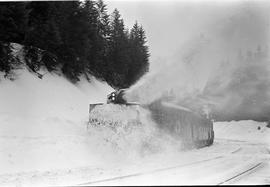 Northern Pacific rotary snow plow number 42 at Stampede, Washington in 1972.