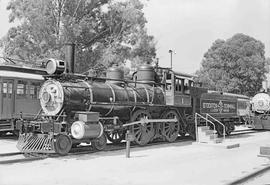 Stockton Terminal & Eastern Railroad Steam Locomotive Number 1 at Los Angeles, California in ...