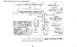 Northern Pacific Engineering Drawing: Walk Details, Bridge 43 - Little Blackfoot Creek, West of B...
