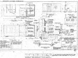 Northern Pacific Engineering Drawing, Section Motor Car and Tool House at Auburn, Washington, 1960