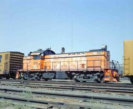 Energy Research and Development Administration Diesel Locomotive Number 3731 at Pasco, Washington...