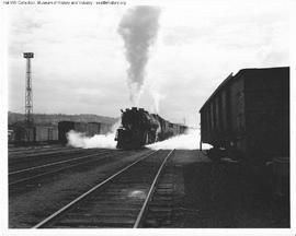 Great Northern Steam Locomotive 2050 at Interbay, Washington in 1947.