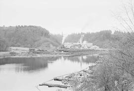 Pulp mill at Steilacoom, Washington, in 1975.