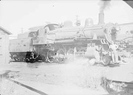 Northern Pacific steam locomotive 1271 at Auburn, Washington, in 1944.