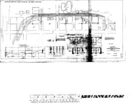 Northern Pacific Engineering Drawing, Subway Under 7th Streetat Olympia, Washington, 1911