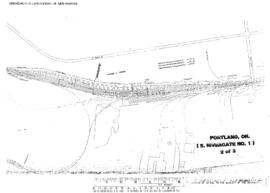 Plat Map of Union Pacific Facilities at Portland, Oregon, 1982