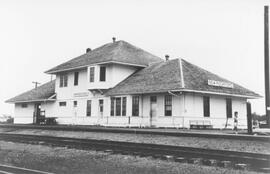 Great Northern Depot at New Rockford, North Dakota, 1968