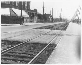 Seattle & Rainier Valley Railway tracks in Seattle, Washington, 1925