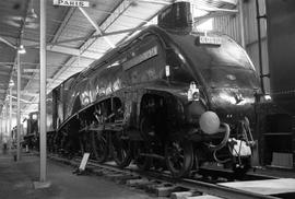 Canadian Railway Museum steam locomotive 60010 at Delson, Quebec on August 24, 1969.