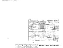 Northern Pacific Engineering Drawing, Scale House at Kanaskat, Washington, 1958