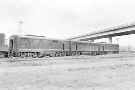 Burlington Northern diesel locomotive 763 at Auburn, Washington, circa 1972.