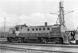 Pacific Great Eastern Railway diesel locomotive 578 at North Vancouver, British Columbia on June ...