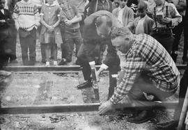 Track-Laying Celebration at Point Defiance Park In Tacoma, Washington in 1964.