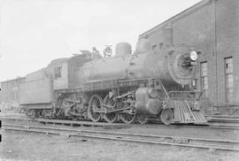 Northern Pacific steam locomotive 2151 at St. Paul, Minnesota, in 1946.