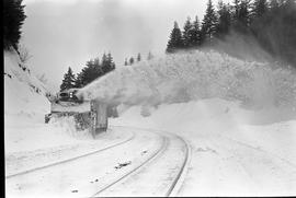 Northern Pacific rotary snow plow number 42 at Stampede, Washington in 1972.