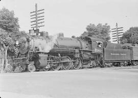 Northern Pacific steam locomotive 2261 at Kent, Washington, in 1950.