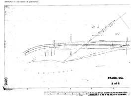 Plat Map of Great Northern Facilities at Starr, Washington, 1914