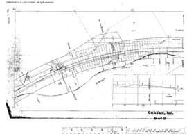 Plat Map of Northern Pacific Facilities at Craver, Montana, 1912