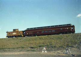 National Railway Supply (NRS) Corporation passenger car 503 at Hinkle, Oregon on August 06, 1986.