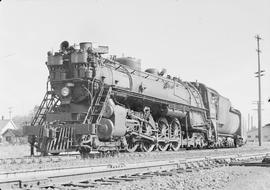 Great Northern Railway steam locomotive number 2586 at Auburn, Washington in 1948.