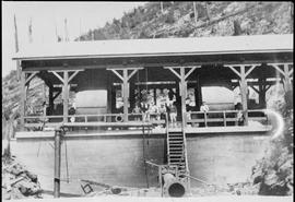 Northern Pacific Stampede Tunnel at Stampede, Washington, circa 1916.