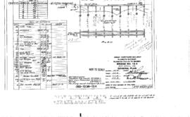 Great Northern Engineering Drawing: General Plan, Bridge 12.4 - Private Underpass, South of Dehli...
