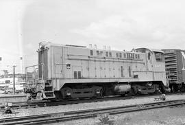 Delta Alaska Terminal Railroad diesel locomotive number 1 at New Westminster, British Columbia on...