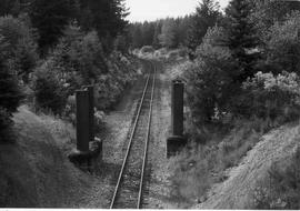 Pacific Coast Railroad bridge at Henrys, Washington, circa 1990.