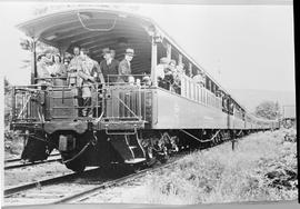 Chicago, Milwaukee, St. Paul & Pacific Railroad Company observation car in 1941.