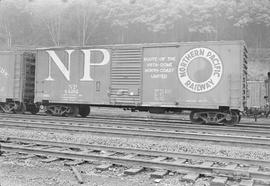 Northern Pacific Railroad Box Car Number 44262 at Tacoma, Washington in September, 1969.