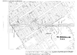 Plat Map of Northern Pacific Facilities at South Missoula, Montana, 1929