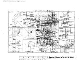 Burlington Northern Engineering Drawing, Wastewater Treatment Facility at Interbay, Washington, 1978