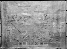 Northern Pacific Union Station drawing at Tacoma, Washington, circa 1910.